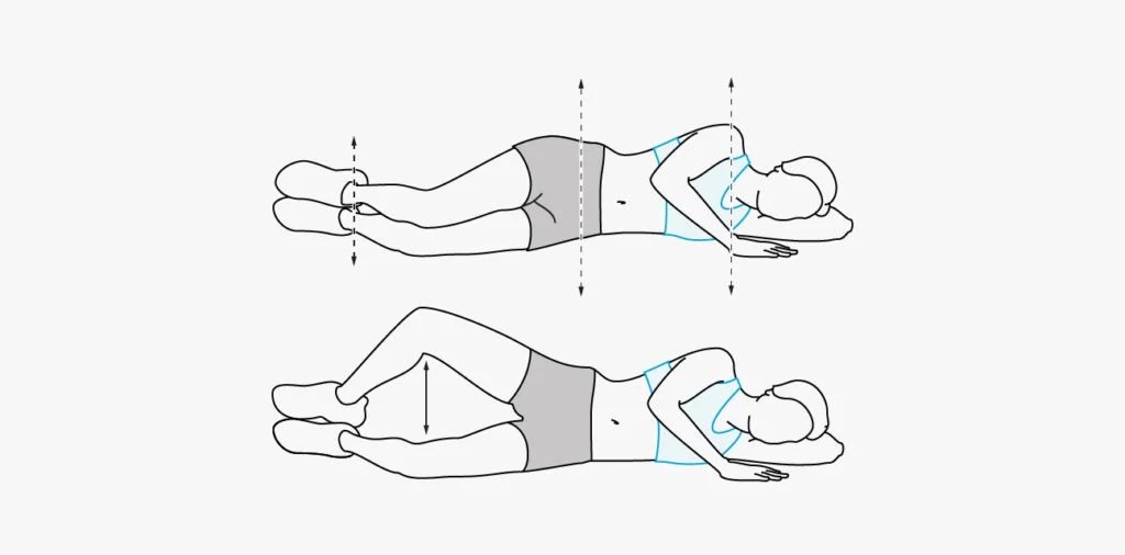10 bài tập giúp giảm đau khớp đầu gối dễ thực hiện - bài tập động tác con sò