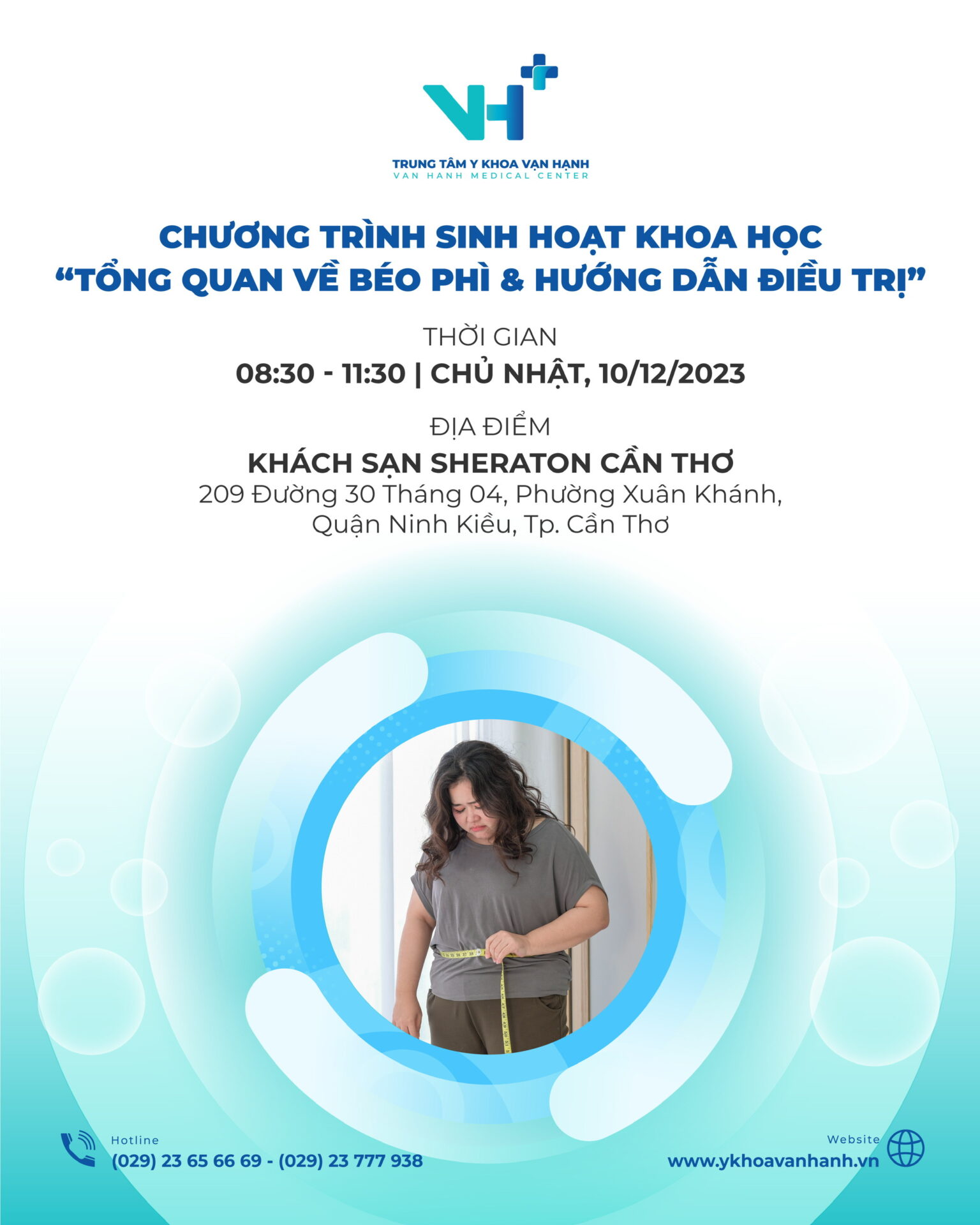 [Thông báo] Chương trình tổng quan về béo phì và hướng dẫn điều trị