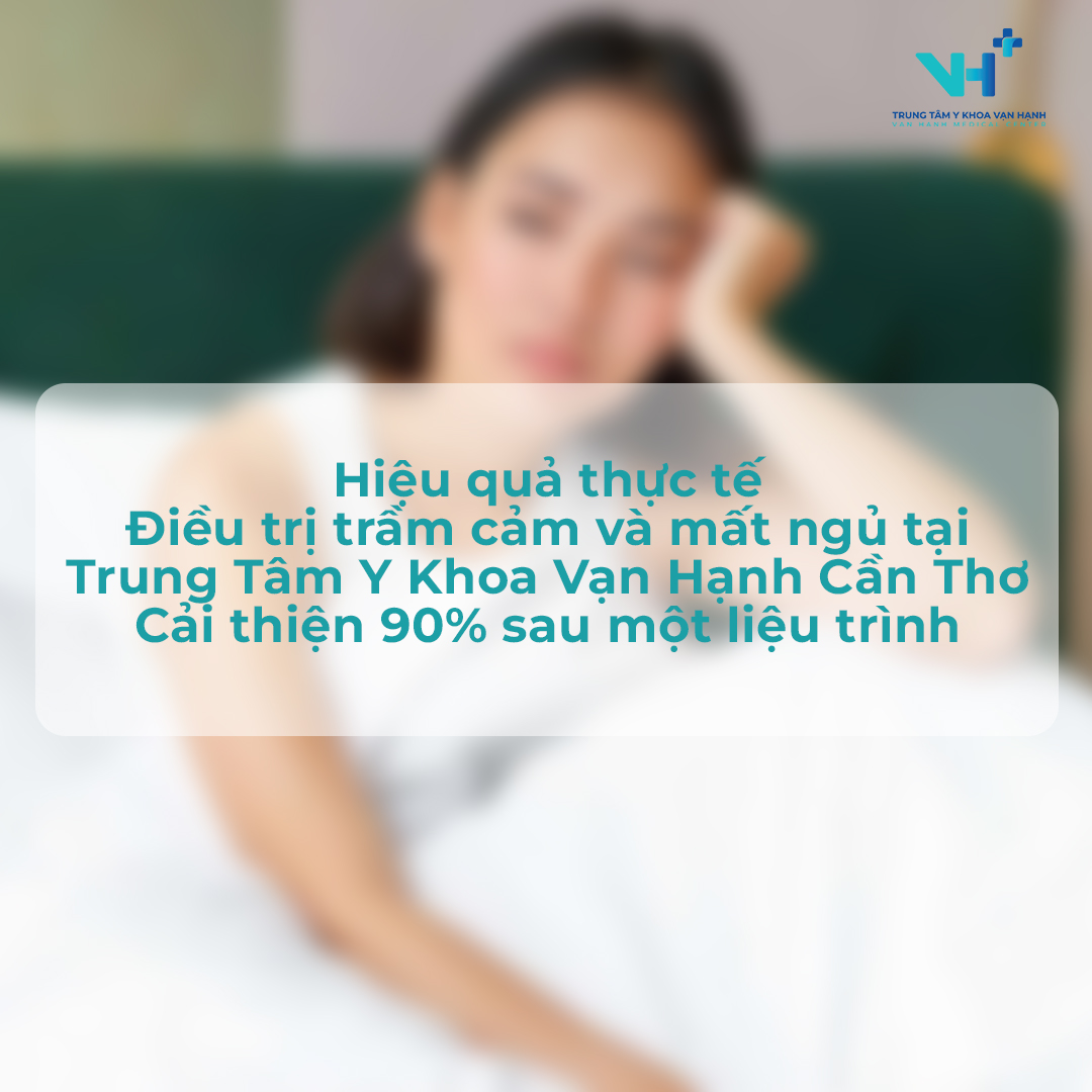 Điều trị mất ngủ, trầm cảm hiệu quả 90% với rTMS tại TTYK Vạn Hạnh Cần Thơ